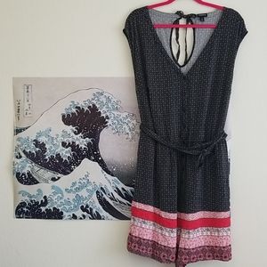 Torrid Black, White, and Red Romper